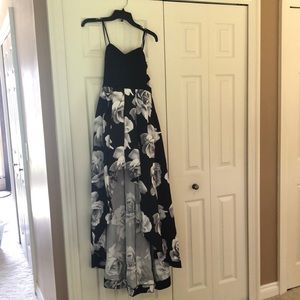 Black and white dress